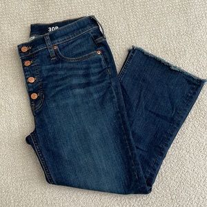 J. Crew Petite Billie Boot Crop Jeans